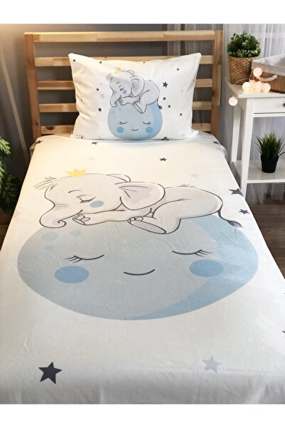 Lolla Evmila Digital Printing Sleeping Elephant Velvet Cover Pillow Set 1785