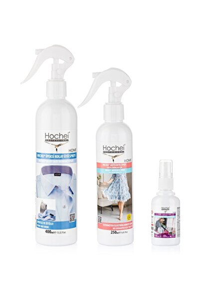 Hochei Paket 3 / Ipeksi Kolay Ütü 400 ml - Antistatik 250 ml - Ütüsüz Ütü 70 ml