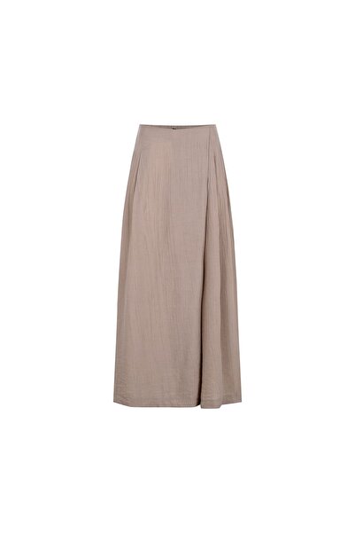 Wear The Seasons Krem Etek Görünümlü Pantolon