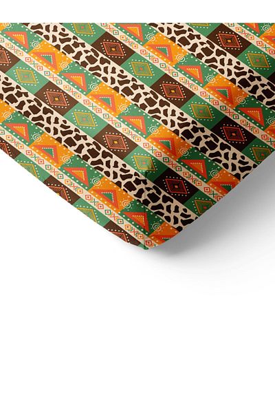 Evmila Flower Pattern Printed Double Sheet Set 160x200 Cm - Colorful