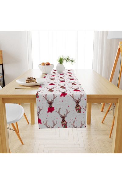 Evmila Christmas Patterned Runner Model