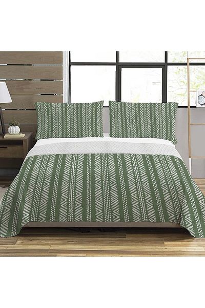 Evmila Modern Pattern Double Printed Pique (200x220 Cm) Colorful