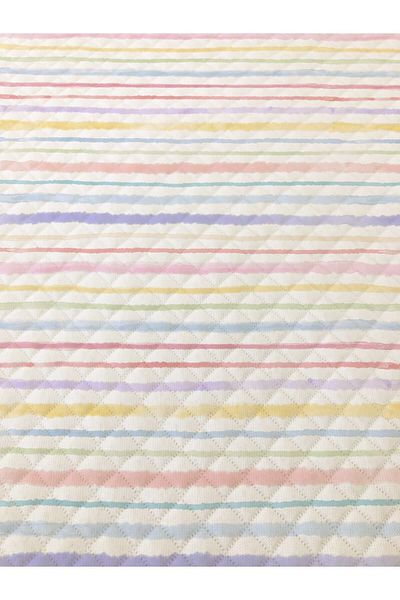 Evmila Modern Pattern Double Printed Pique (200x220 Cm) Colorful