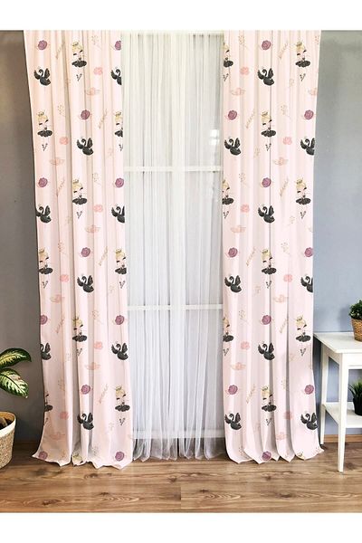 Evmila Printed Children's Room Background Curtain