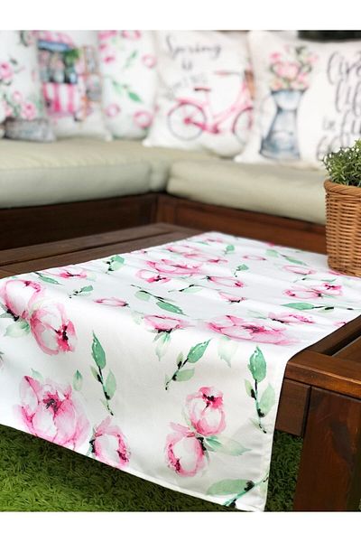 Evmila Runner cu model de flori 2096