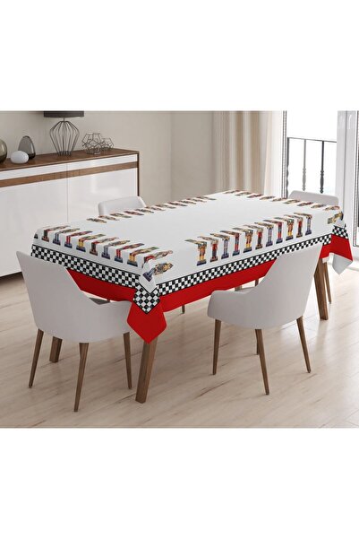 Evmila Față de masă din catifea cu model de soldat cu glonț special de Anul Nou