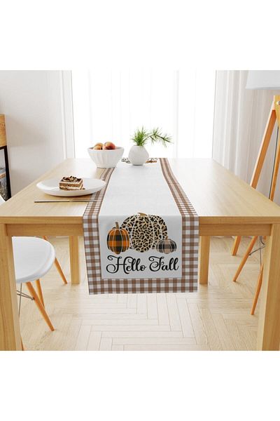 Evmila Autumn Pattern Runner 2376