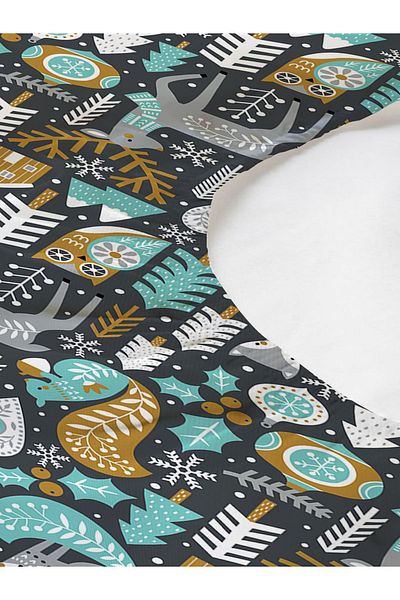 Evmila New Year's Special Pattern Printed Single Elastic Sheet Set