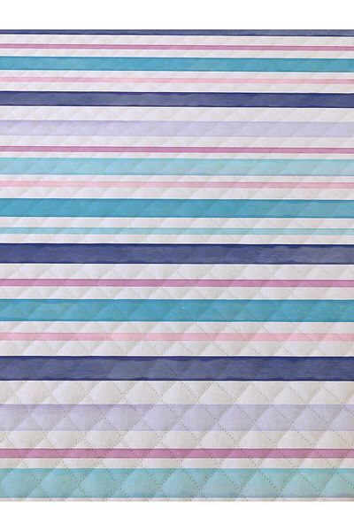 Evmila Modern Pattern Double Printed Pique (200x220 Cm) Colorful