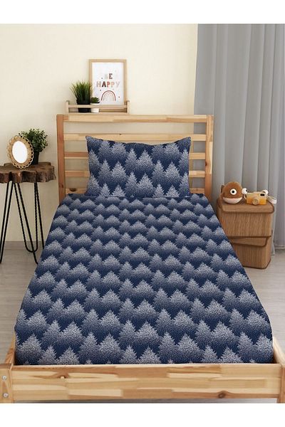 Evmila New Year's Special Pattern Printed Single Elastic Sheet Set