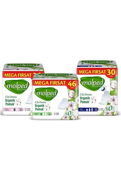 Molped Pure&Soft Hygienic Pad Super Mega Pack 112 Pieces