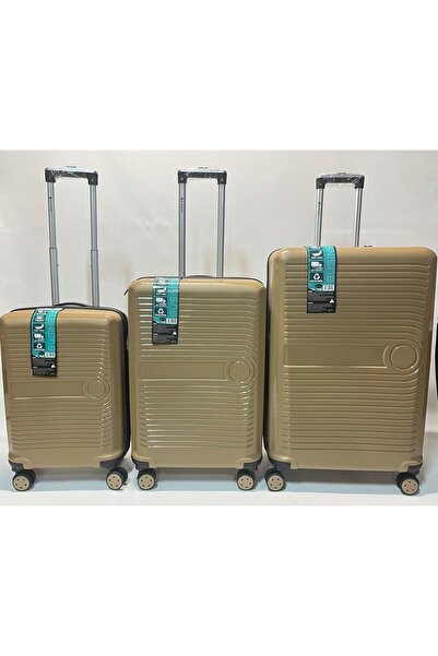 BUSİNES Silikon Kırılmaz Pp Polipropilen 3'lü Set Valiz