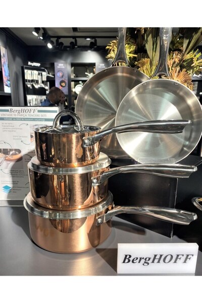 Berghoff 8500943 Gem 10 Piece Copper Cookware Set