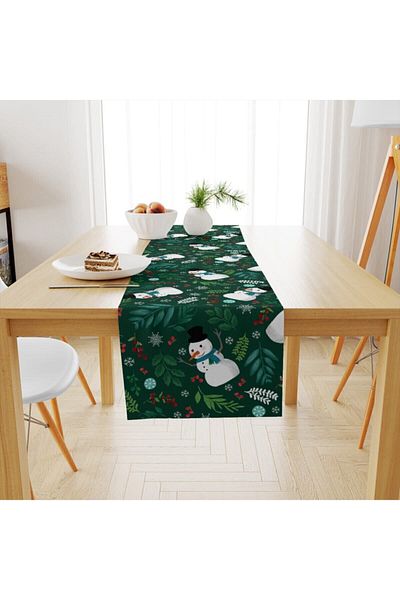 Evmila Christmas Patterned Runner Model