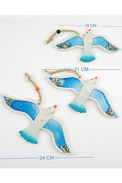 Decorative Polyester Filled Seagull Wall Ornament