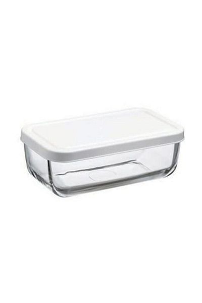 Paşabahçe Storage Container White with Lid P53853