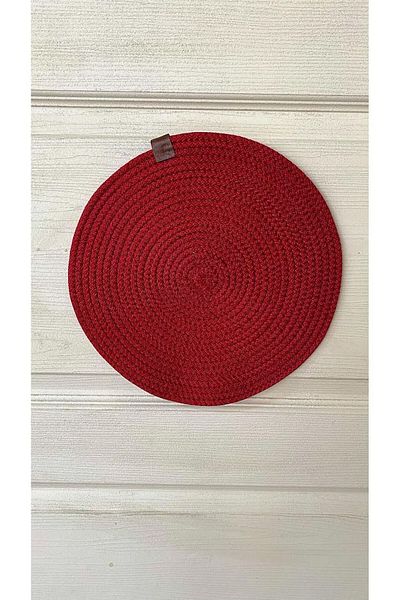 NAHAMİS 2 Pieces Red Color Washable Supla Stylish American Service 30cm