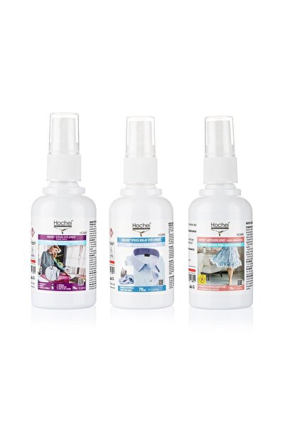Hochei Paket 2 / Ütüsüz Ütü 70 ml - Ipeksi Kolay Ütü 70 ml - Antistatik 70 ml