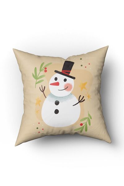 Evmila Snjegović sa novogodišnje tematikom Sa deznom Somot Navlaka za jastuk