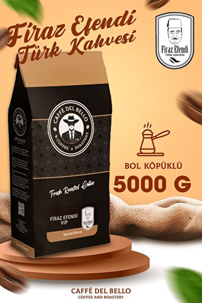 Caffe Del Bello Toptan Türk Kahvesi 5 Kg (ÇEKİRDEK)