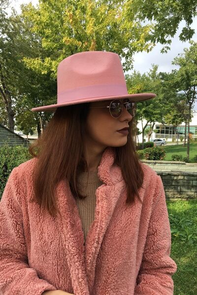 Külah Pink Fedora Hat
