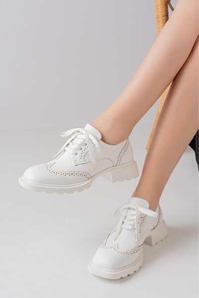 AurorabyKaderCelik Kadın Günlük Kare Burun Loafer Ayakkabı