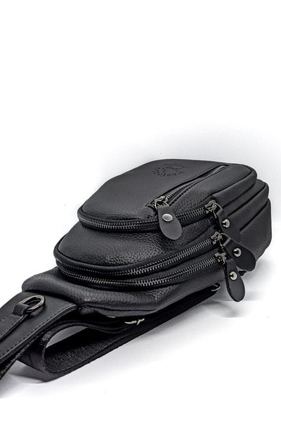 WEST POLO CÜZDAN Geantă de umăr și piept Black Cross pentru bărbați