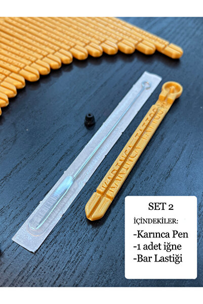 Karınca Tattoo Gold Karınca Pen Handpoke Dövme Kalemi Karınca Tattoo Stick an...