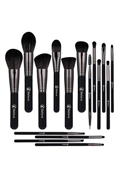 Believe 16 Parça Makyaj Fırça Seti (YURTDIŞI ÜRÜNÜ)