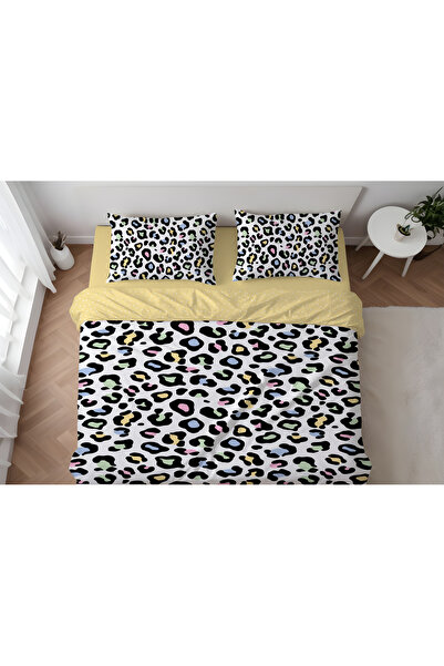 Evmila Bračni Štampano Set navlaka za poplun - 200x220 cm (VELIČINA Čaršav )