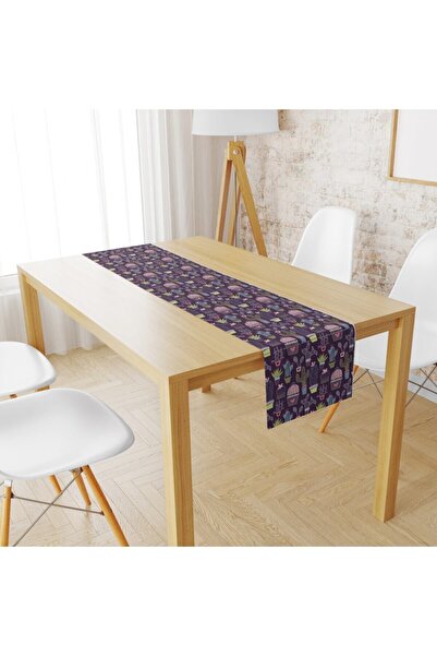 Lolla Evmila Kadife Kumaş Mor Kaktüs Runnur Modeli 1236