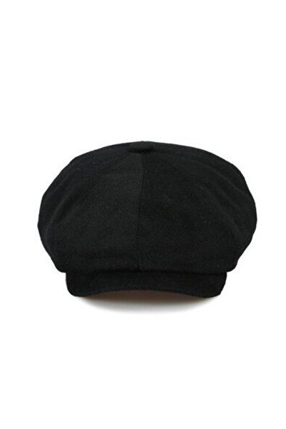 CosmoOutlet Μάλλινο καπέλο χειμερινού καπέλου βρετανικού στυλ [μαύρο]