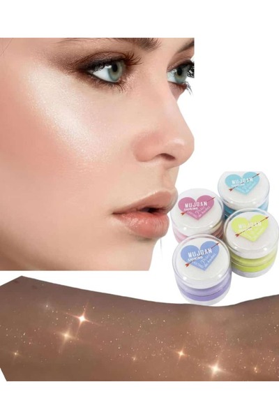 ÇEÇEN HOME 2 قطعة لامعة لتفتيح الوجه والجسم