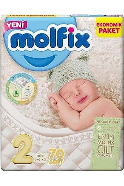 Molfix No:2 Bebek Bezi 70 Adet