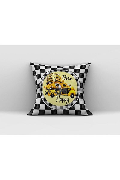 Evmila Husa de perna Bee Happy Written Throw