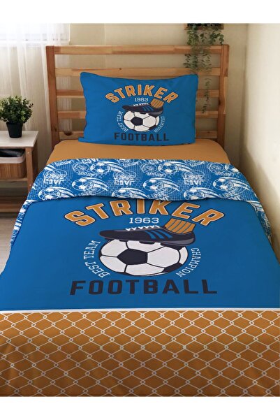 Evmila Двосторонній комплект постільної білизни без простирадла з футбольним ...