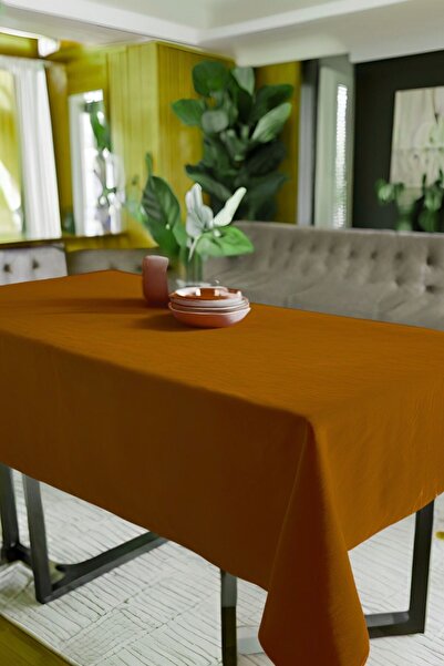 Cortibo Barcelona Velvet Textured - Milk Coffee Tablecloth