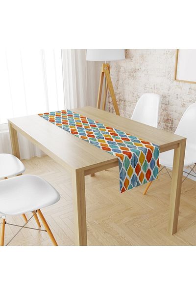 Lolla Evmila Colorful Geometric Pattern Runner Llrn 46