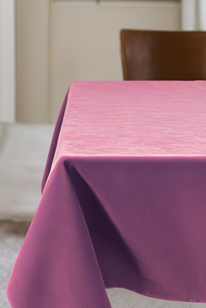 Cortibo Barcelona Dried Rose - Velvet Textured Tablecloth