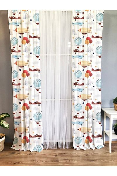 Evmila Printed Children's Room Background Curtain