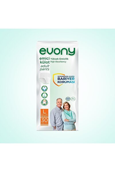 Evony Emici Külot Large 30 Adet