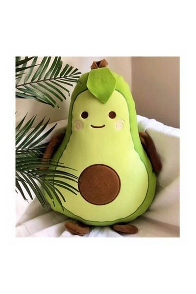 Welfare Avocado Pillow 50 Cm Fluffy Gift Pillow Decorative