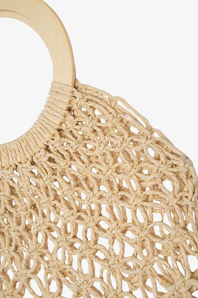 LOVENTA Τσάντα Vica Wicker Mesh