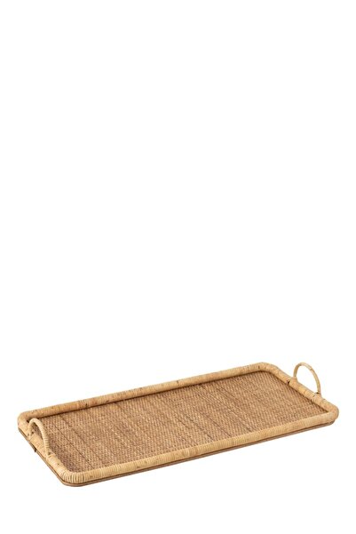 Laromita Decoration CONNY RATTAN DİKDÖRTGEN TEPSİ / M