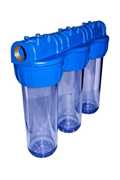 AQUA BELLA Bina Girişi Reçineli Su Arıtma Cihazı 3lü Su Yumuşatma Cihazı