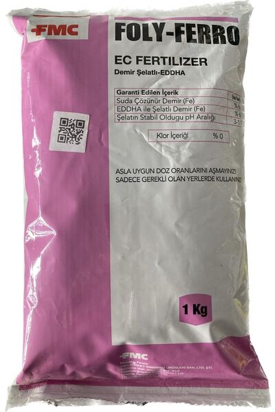 FMC Foly Ferro ™ Suda Çözünür Demir(FE) ( Eddha Şelatlı Demir) - 1 Kg
