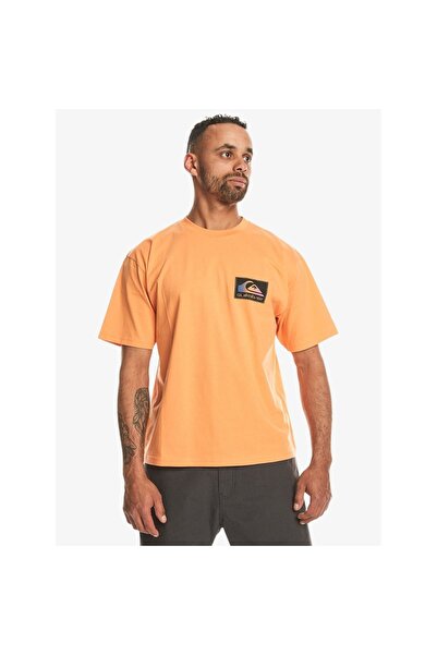 Quiksilver Back Flash Чоловіча помаранчева футболка з круглим вирізом