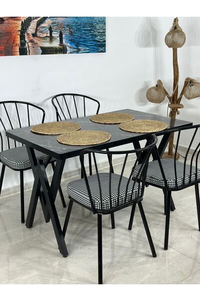 ulusoy mobilya Ay Sandalye Masa Takımı (kazayaklı)