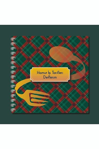 Orkide Matbaacilik Pastry Recipes Notebook 15x15cm
