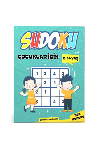 EBE Enine Boyuna Eğitim Çocuklar İçin 4x4 Sudoku Kitabı (360 Sudoku)